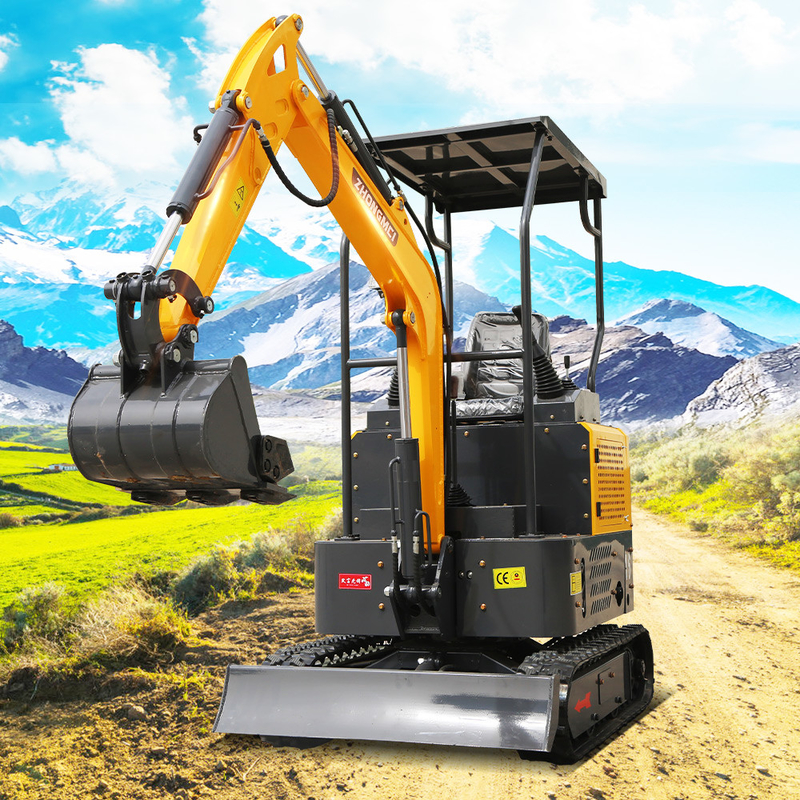 Crawler ZHONGMEI Minibagger землекопа Escavator Pelle excavadora 1,2 тонн экскаватор мини мини